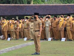 Pimpin Apel Pagi, Sekda Ingatkan ASN Agar Terus Semangat Layani Masyarakat