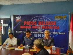 Jelanag Nataru, BNN Kota Tangerang Gagalkan Peredaran 8 Kg Ganja Kering
