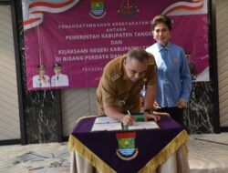 Pemkab dan Kajari Kabuupaten Tangerang Teken MoU Penanganan Hukum Perdata dan Tata Usaha Negara