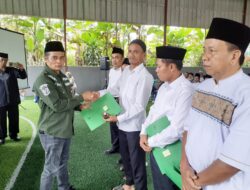 Pelantikan Ketua RT RW di Desa Palasari Dihadiri Anggota DPR RI dan DPRD Kabupaten Tangerang