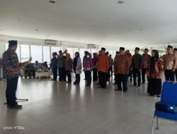 Puluhan Panwaslu Kelurahan dan Desa di Dapil 5 Kabupaten Tangerang Dilantik Serentak