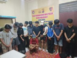 Diduga Hendak Perang Sarung, 12 Remaja Digelandang ke Mapolsek Tigaraksa