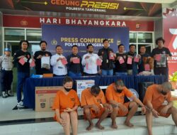Polresta Tangerang Ringkus Empat Tersangka Pelaku Ganjal ATM