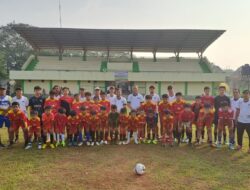 Anggota Dewan Didin Tohirudin Hadiri Peresmian SSB Pasar Kemis