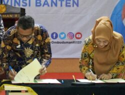 Tingkatkan Pelayanan Publik, Pemkab Pandeglang MOU Dengan Ombudsman RI