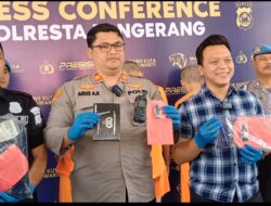 Polresta Tangerang Bekuk Pelaku Curanmor yang Kedapatan Edarkan Sabu