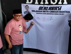 Dukungan ke Gibran Jadi Cawapres 2024 Terus Bermunculan, Giliran Relawan Beta Deklarasi di Tangerang