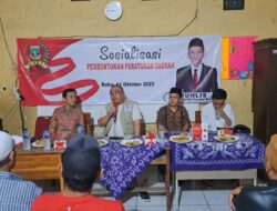 Sosialisasi Perda Fraksi PDIP Banten Diapresiasi Koordinator Umum Perhimpunan Pemilih Indonesia