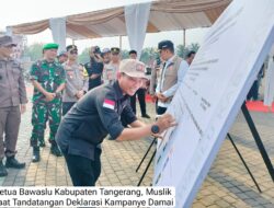Jelang Kampanye Pemilu 2024, Bawaslu Kabupaten Tangerang Gelar Apel Siaga Pengawasan