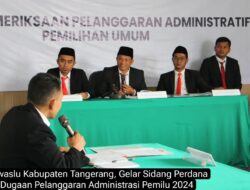 Wisnu Yuda Mukti Mangkir Panggilan Sidang Perdana Bawaslu Kabupaten Tangerang