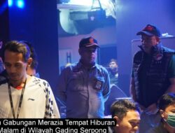 Tempat Hiburan Malam di Gading Sepong Dirazia Tim Gabungan, 1 Pengunjung Positif Narkoba
