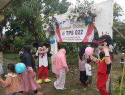 Unik dan Lucu, TPS di Tigaraksa ini Bertema Kartun Mickey Mouse