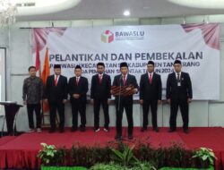 Puluhan Anggota Panwascam Pilkada se Kabupaten Tangerang Resmi Dilantik
