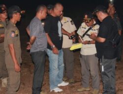 Satpol PP Segel Aktivitas Kupasan Tanah di Desa Bakung Kecamatan Kronjo