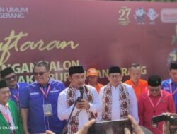 Daftar ke KPU, Mad Romli Curhat Tak Diusung Golkar di Pilkada Tangerang