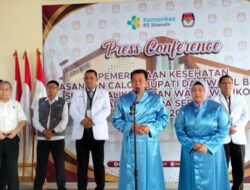Tiga Paslon Bupati Tangerang Jalani Tes Kesehatan di RSUP Sitanala