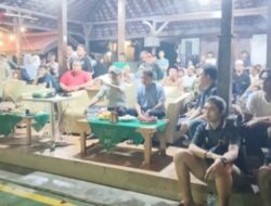 Ratusan Warga Islamic Nobar Bersama Calon Bupati Maesyal Rasyid