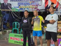 Ketua NasDem Buka Turnamen Badminton Maesyal Rasyid Cup di Citra Raya