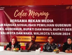 Sukseskan Pilkada 2024, KPU Tangerang Gelar Coffe Morning Bersama Wartawan