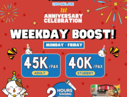 New “Weekday Boost” Promo to Celebrate Karaoke Manekineko Lippo Mall Puri’s Anniversary!