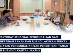 Kantah Jakpus Menerima Kunjungan Kerja Dari Direktorat Jenderal Pengendalian dan Penertiban Tanah dan Ruang Kementerian ATR/BPN