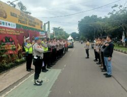 Kapolsek Tigaraksa Terjunkan Puluhan Personel Untuk Amankan Lokasi Ibadah di Malam Natal