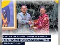 Kantah Jakpus Kembali Meraih Predikat Badan Publik Informatif Empat Tahun Berturut-turut