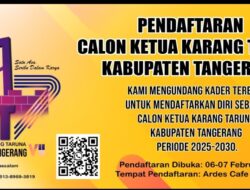 Pendaftaran Calon Ketua Karang Taruna Tangerang Dibuka, Berikut Kriteria Lengkapnya