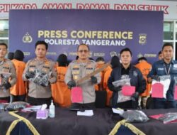 20 Pelaku Kejahatan di Tangerang Diringkus Polisi