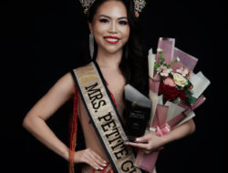 Singaporean lawyer Madeleine Poh crowned as Mrs Petite Global 2025 at an international pageant