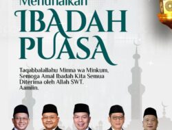 DPRD Provinsi Banten Beserta Jajaran Mengucapakan Selamat menunaikan Ibadah Puasa 1446 H