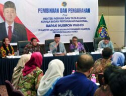 Pembinaan di Kanwil BPN Provinsi Maluku Utara, Menteri Nusron: Tugas Saya sebagai Menteri adalah Memberikan Kepastian dan Harapan