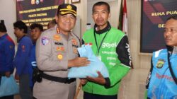 Aksi Sosial Polresta Tangerang: Ojol dan Opang Terima Bantuan Sembako Jelang Idulfitri