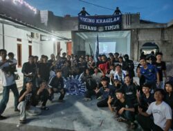 Polsek Kragilan dan Polres Serang Amankan Nobar Viking Kragilan Serang Timur, Suporter Diimbau Tak Konvoi