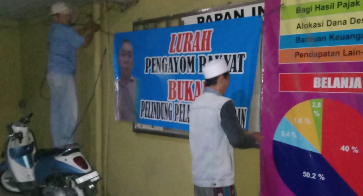 Terkait kelanjutan polemik soal Ketua RT 04 Desa Cangkudu Kecamatan Balaraja tak kunjung ada keputusan, warga setempat mendatangi kantor balai Desa Cangkudu