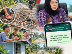 Warga Cisoka Keluhkan Jalan Rusak, Wakil Bupati Intan Cuma Minta Sharelok